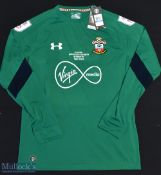 2017 Southampton FC EFL Cup Final v Manchester United Football Shirt sponsored by Virgin Media, Made