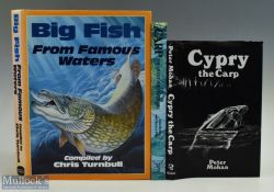 Carp Fishing Books, to include Big Fish from famous waters Chris Turnbull 1990, Carp the Quest For