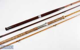 Hardys Alnwick the No 1 LRH spinning Palakona spinning rod No H 8099 (1956) with alloy down