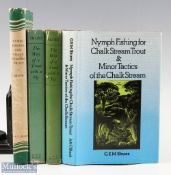 4x G E M Skues Fishing Books - the way of a trout with a fly 1967 4th edition, nymph fishing for