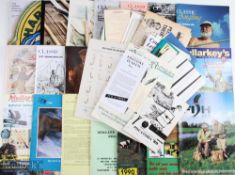 A large Quantity of Fishing Catalogue, Brochures and magazines. with noted items of 2018-2002