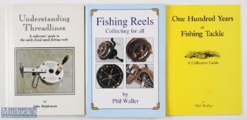 Fishing Tackle Collectors Reference books, all are signed copies to include Understanding