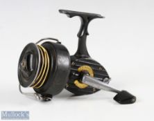 K P Morriott's Intrepid 'Supreme' fixed spool spinning reel ratchet/anti reverse lever to corrugated