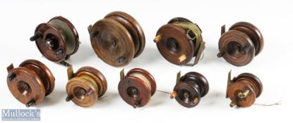 Bargain bag of 9x wood and Bakelite rods (9)