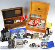 Fly Tying Fishing Accessories, to include guide fits Orvis 12lb line, fly tying sunglasses, assorted