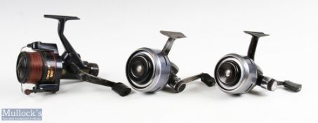 Abu Sweden 506 closed face fixed spool runs well, in cloth bag. Abu Sweden 507 closed face fixed