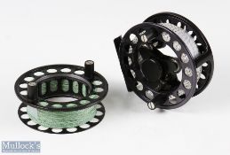 Loop Sweden Reel 2 light salmon fly reel 3 3/4 inch tri lobel bearing spool with twin handles with