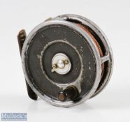 Hardy Alnwick the Uniqua alloy fly reel 2 7/8 inch spool with twin screw latch and black handle