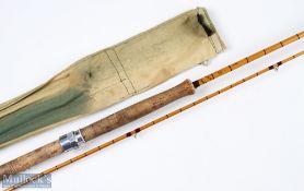 Hardy Alnwick the Wye Palakona Sea trout/light salmon split cane fly rod 11 ft 2pc alloy down