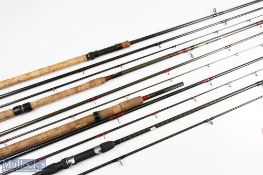 Daiwa carbon float rod 13 foot 3pc 24 inch handle with sliding reel fittings, lined drop rings