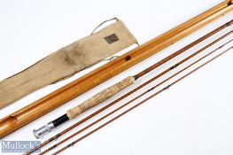 Hardy Alnwick the Crown Horton steel centred split cane fly rod No B 18499 (1919) 10'6