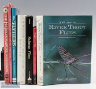 Fly Tying Books Lot, to include The Fly Tiers Companion Mike Dawes 1989 F M Halford and The Dry