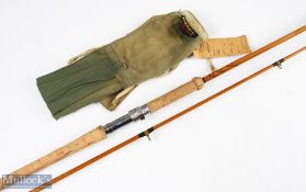 Hardy Alnwick The No 2 LRH spinning Palakona split cane spinning rod 9'6