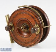 Sun Starback wood centre pin reel Pat No 13388/85, 4