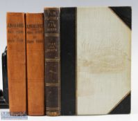 1936-1938 Angling Magazines, bound volumes October 1936-Sept 1937, October 1937-September 1938