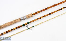 Tunbridge Wells whole cane with solid fibreglass tip float rod 10'6