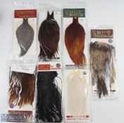 Fly-Tying Fishing Coq de Leon Whiting Saddle Capes, to include Herbert pro grade -furnace, medium