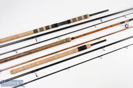 A Tony Fordham custom-built the chubber carbon float rod 12 ft 3pc 18 inch handle with plastic