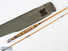 A fine Hardy Alnwick the Phantom Palakona split cane fly rod No H 41715C (1961) 6'10