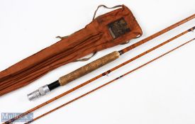Hardy's Alnwick the De Luxe rod Palakona split cane NoE 36932 (1936) fly rod 10 ft 3pc alloy up