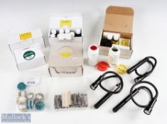 Large collection of line treatments and fly dressing - 10x tubs plasti float, 10x Mucilin, 9x