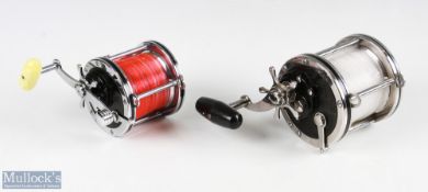 Penn USA 1146/0 multiplier boat real wingnut reel seat harness loops runs very well. Penn USA 1134/0