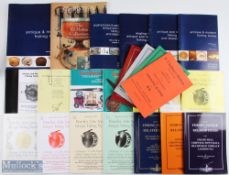 Fishing Tackle Auction Sales Catalogues, to include 7x Mullock Madeley, Bridley John Ayers,