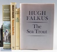 Hugh Falkus Fishing & Wildlife Books, to include The Sea Trout signed copy 1987 of a limited edition