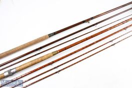Hardy's Alnwick the special salmon rod steel centred Palakona fly rod NoE 25652 (1932) 14 ft 3pc
