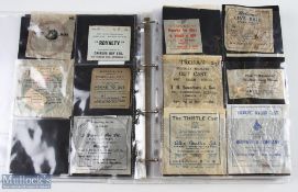 Very large collection of terminal tackle in a 13 page binder, early 20th century to the present,