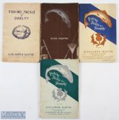 1930-1950 Selection of Vintage Fishing Tackle Catalogues including Alexander Martin 26th edition,