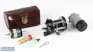 Abu Sweden Ambassadeur 6000 C multiplier light use runs very well complete with leather case oil