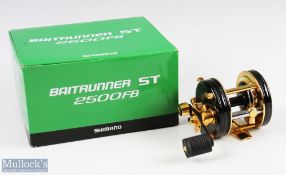 ABU Garcia Ambassadeur 5000 CDL multiplier reel in black with gold plated fittings, numbered to base