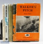Richard Walker Fishing books to include Fly Dressing Innovations 1974, Dick Waler Angling 1979,