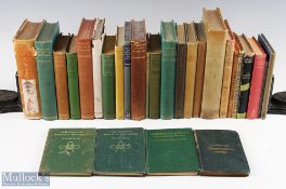 Fishing Books - a collection of period books - with noted titles of Modern Salmon Fishing Anthony