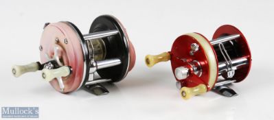 ABU 1750A and Garcia Ambassadeur 4000 multiplier reels 1750A stamped to foot 050501, in red with