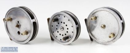 H Clayton 'The Fenland' alloy centre pin trotting reel, flick'em 4