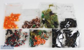 7x packs of reservoir lures, various sizes (12 to 10) over 400, bobbies/bead heads etc