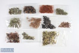 11x packs of dry flies, various sizes (18 to 10) over 800 - klinks/upwings - fantastic