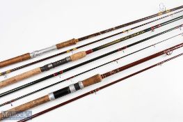 Hardy Alnwick fibalite spinning rod 8 foot 2pc 7lb/8lb line, 19 inch handle with alloy up locking