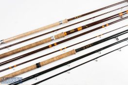 Hardy Alnwick matchmaker glassfibre rod 13 ft 3pc 26 inch handle with alloy sliding reel fittings