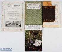 c1930-1960- C Farlow & Co Fishing Tackle Sales Catalogues, to include a 1940 94th catalogue with