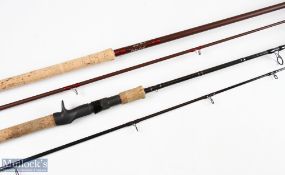 Allen Riddell custom corner J BS - 2008 - 01 carbon spinning rod 21 inch handle with Darren