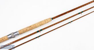 Cogswell & Harrison split cane salmon fly rod 12 ft 3pc 20 inch handle with alloy down locking