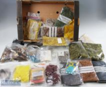 Another huge collection of cock / hen hackles, over 20 bags, natural and dyed (qty)