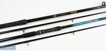 Leeda 4000 series carbon Pike rod 11 foot 2pc 3lbs a 3500, twin composite handles with up locking