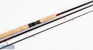 Allen Riddell handmade light pellet Waggler carbon rod 11 ft 3pc 22 inch handle with Fuji up locking