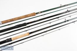 Mitchell dominator carbon match rod number a128, 12 foot 3pc 23 inch composite handle with plastic