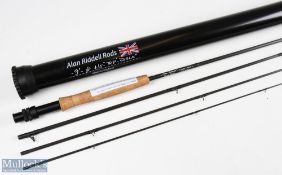 Alan Riddell hand built the chalk TM F carbon fly rod 9ft 4pc line 4/5 # double alloy up locking