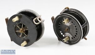 Allcock & Co Redditch 'Easicast' alloy trotting reel 3 7/8